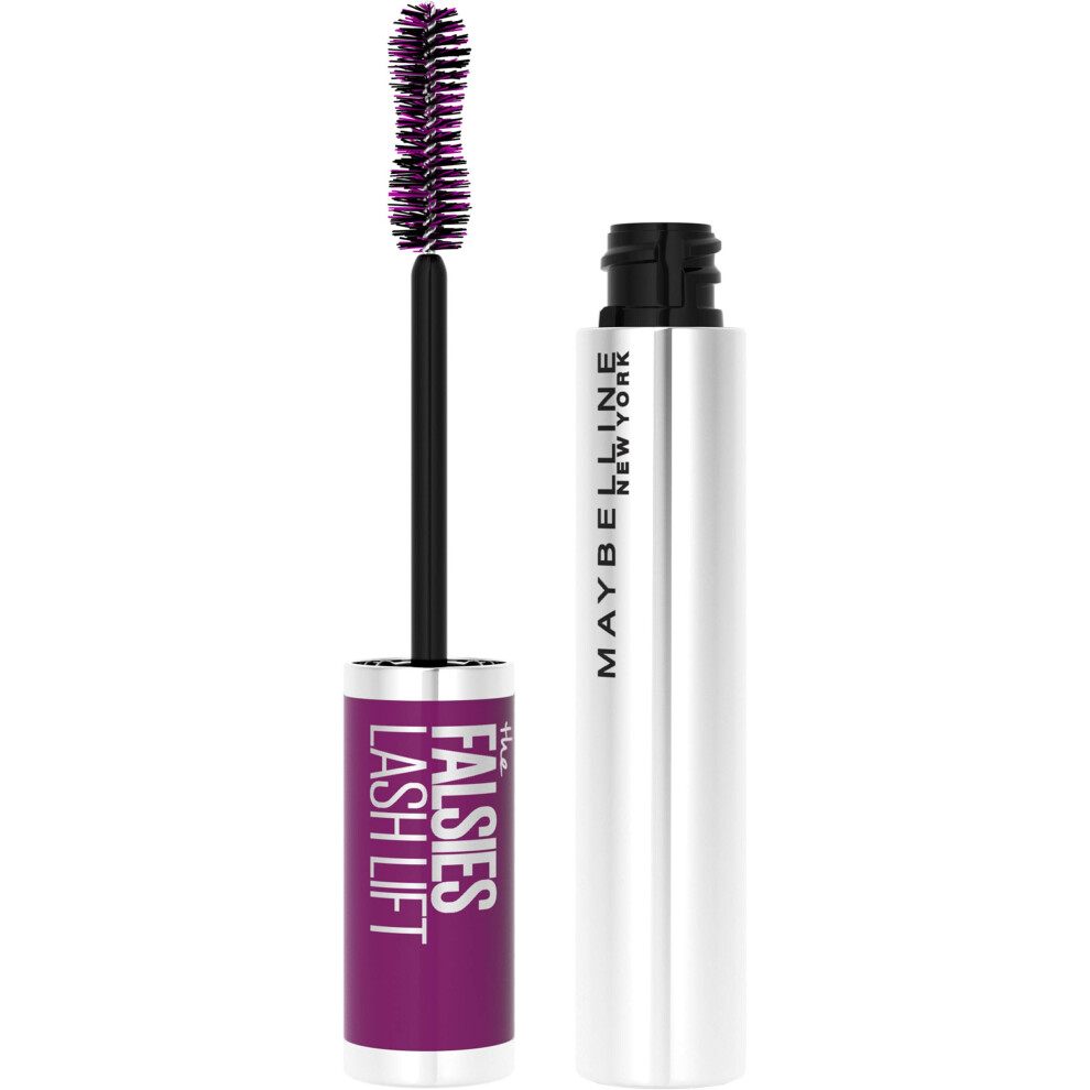 Maybelline The Falsies Lash Lift Washable Mascara Volumizing  Lengthening  Lifting  Curling  Multiplying  Eye Makeup  Blackest Black  1 Count