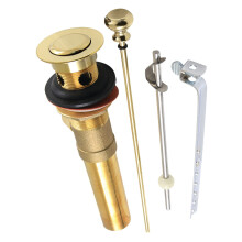 Kingston Brass KB2002 Trimscape Pop-Up Drain with Overflow 8.25 x 2.13 x 2.13 Polished Brass