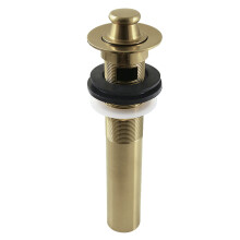 Kingston Brass KB3007 Fauceture Lift and Turn Sink Drain with Overflow 17 Gauge Brushed Brass
