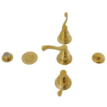 Grifo para bid    Kingston Brass KB327FL Royale de 8 x 2,88 x 2,56, lat   n cepillado