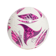 adidas Unisex-Adult MLS Club Soccer Ball White/Purple Burst/Glory Purple 5