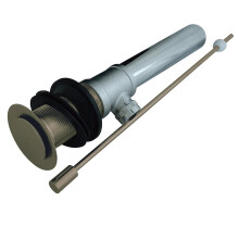 Kingston Brass Fauceture KS8108 Pop-Up Drain without Overflow Brushed Nickel