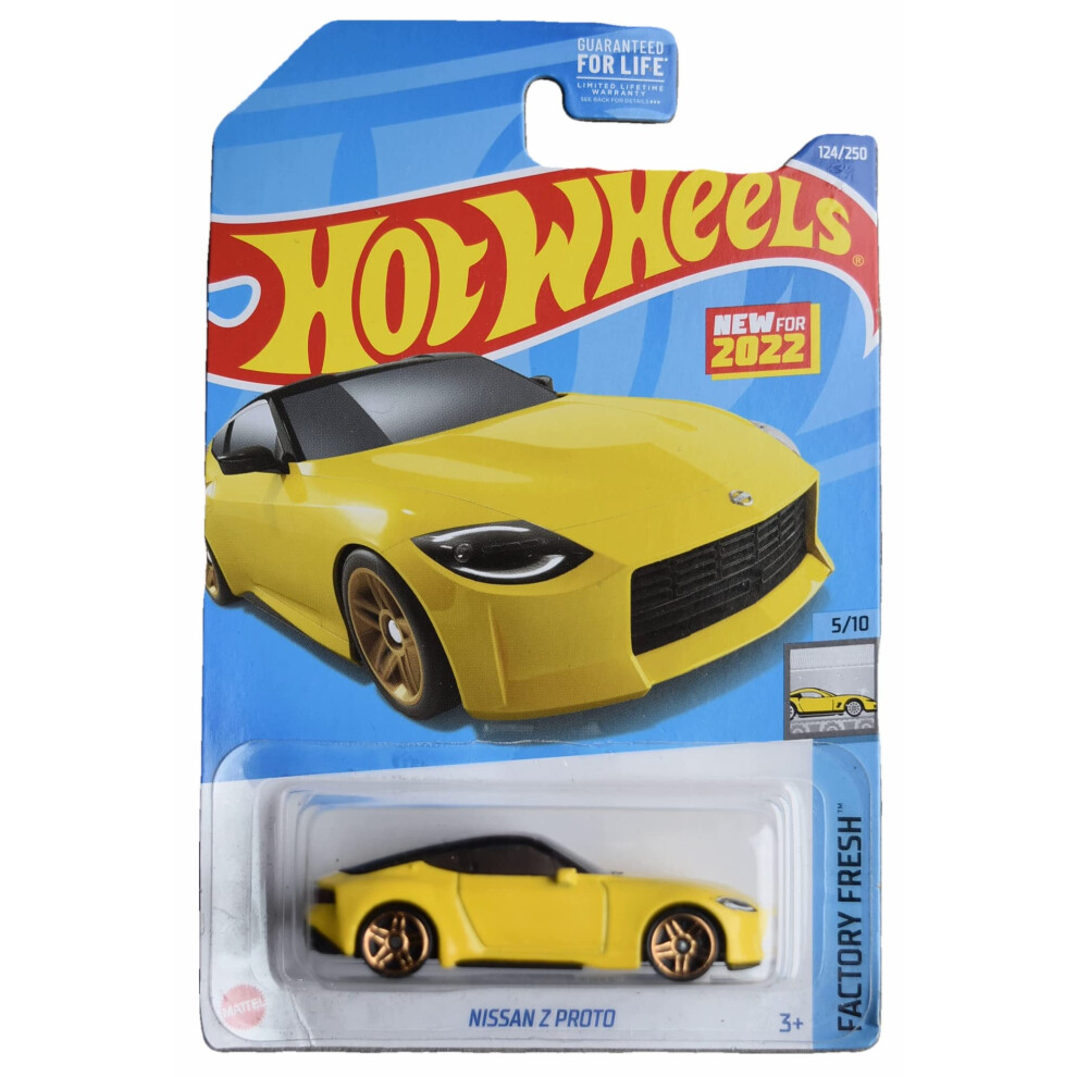 Hot Wheels Nissan Z Proto Fabrikneu 5/10 Gelb-image