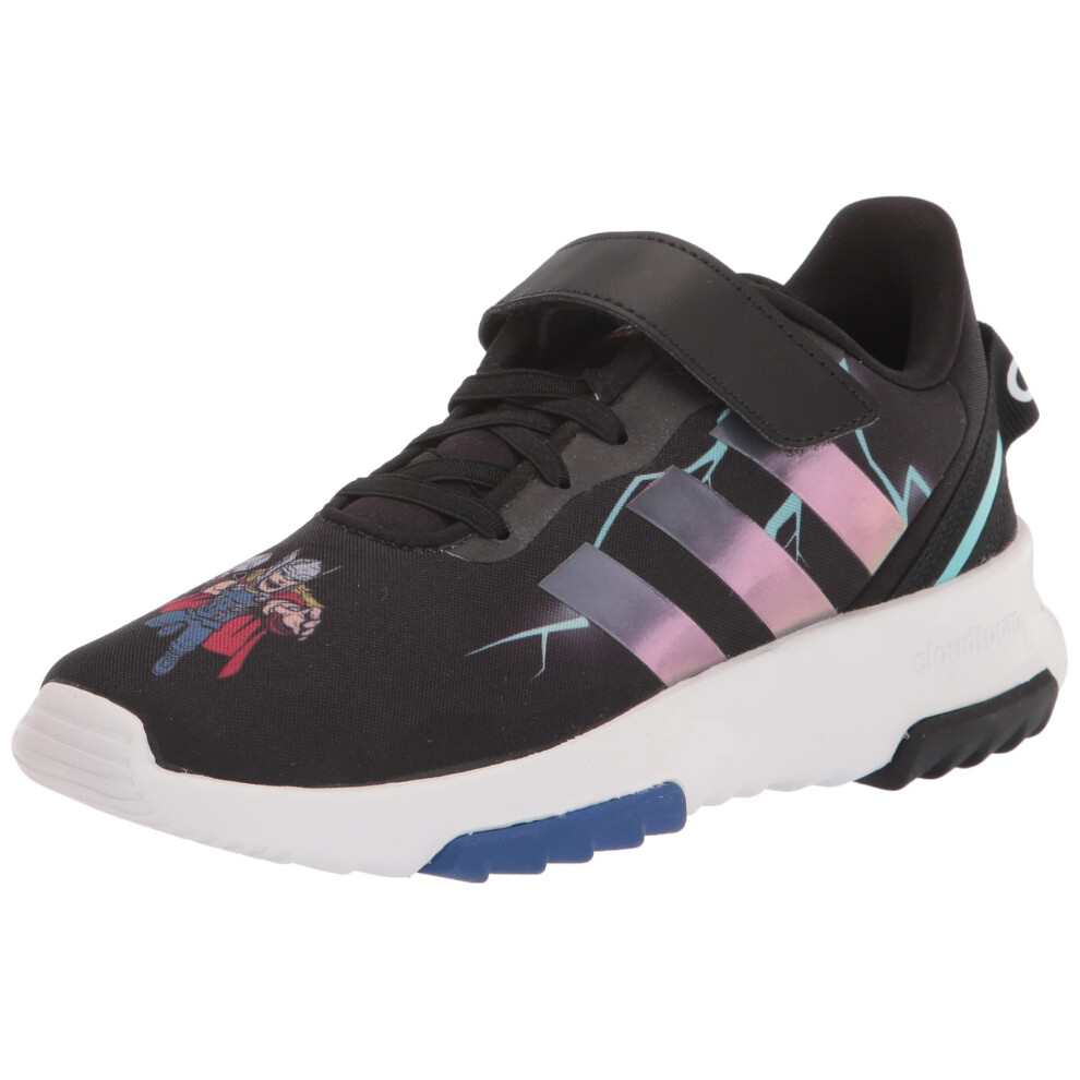 adidas Baby Racer TR 2.0 Running Shoe  Black/Grey/Team Royal Blue  3 US Unisex Infant