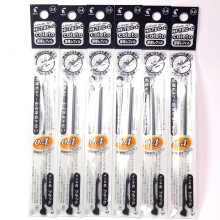 Pilot Hi-Tec-C Coleto Gel Ink Pen Refill 0.4mm Black ? 6 Packs/total 6 pcs (Japan Import) [Komainu-Dou Original Package]