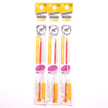 Pilot Hi-Tec-C Coleto Gel Ink Pen Refill 0.5mm Apricot Orange ? 3 Packs/total 3 pcs (Japan Import) [Komainu-Dou Original Package]