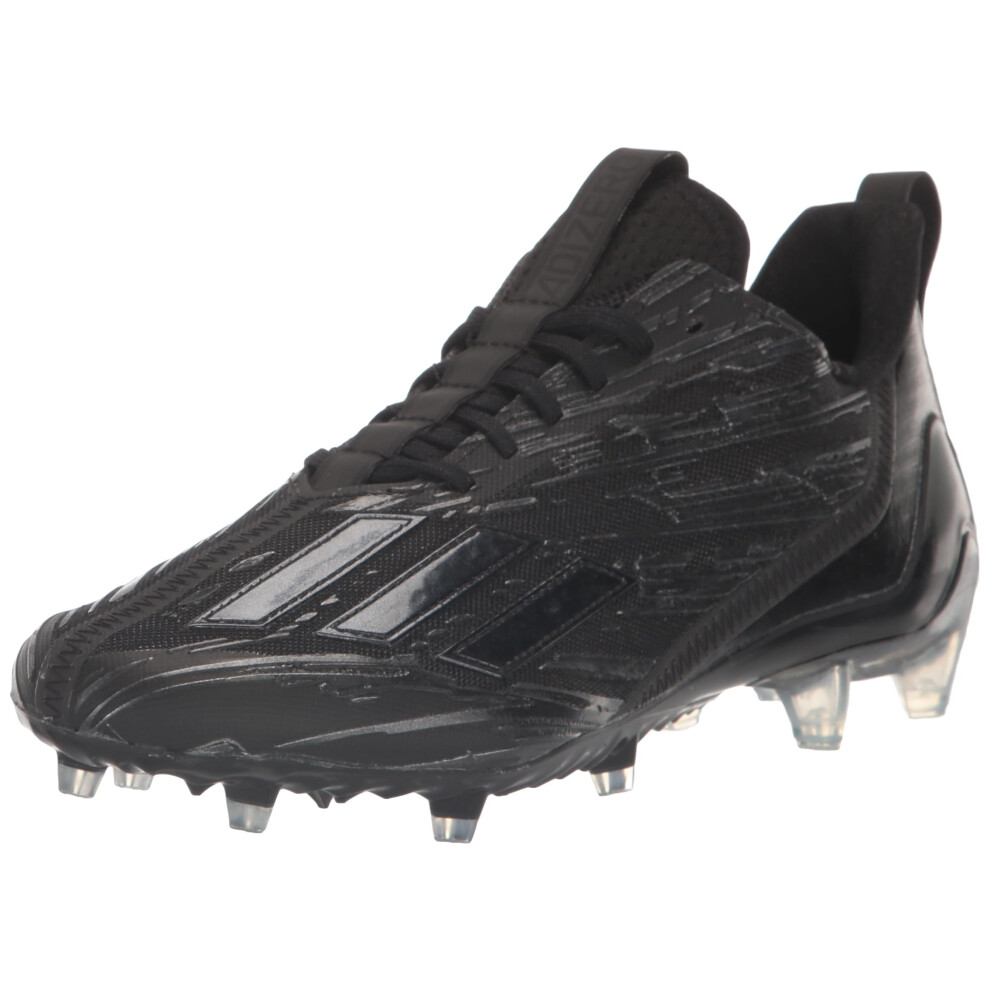 adidas Men's Adizero Football Shoe  Black/Black/Black  16