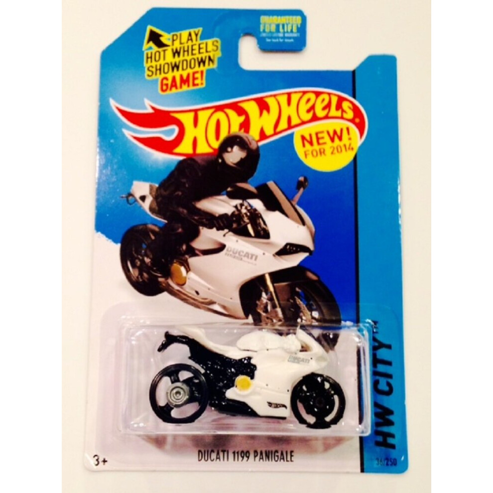 Hot Wheels  2014 HW City  Ducati 1199 Panigale [White] 36/250-image-OPC-PFQQ7BT-NEW