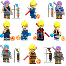 (10PCS Anime Dragon Ball) Anime Dragon Ball Collect Children's Toys Mini Figures Fit Lego