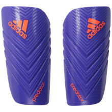 adidas Performance Predator Lesto Scheenbeschermers, Nachtflits Paars/Zonne Rood, Klein