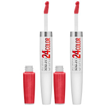 Maybelline SuperStay 24 Rossetto liquido in 2 passaggi Trucco continuo Corallo 2 COUNT