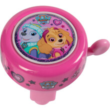 Campanello per bicicletta - PAW PATROL - Metallo - Rosa - Universale - Motivo Pat' Patrouille