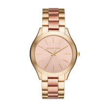 Michael Kors Slim Runway Three-Hand Two-Tone Stainless Steel Women's Watch (Model: MK3493)