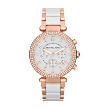 Michael Kors Damen-Armbanduhr Parker, zweifarbig, MK5774