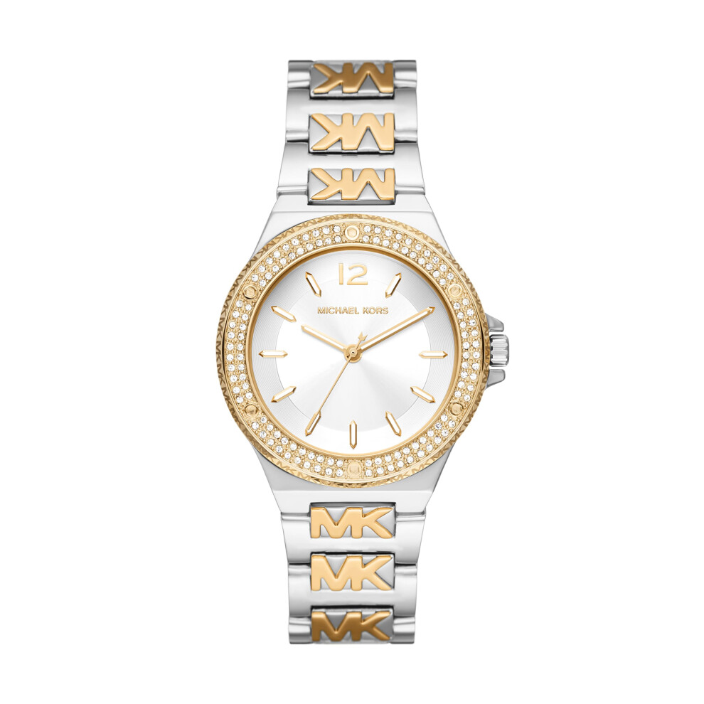 Michael Kors Lennox Three-Hand Two-Tone Stainless Steel Women's Watch (Model: MK7338)