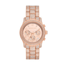 Michael Kors Runway Chronograph Rose Gold-Tone Stainless Steel Women's Watch (Model: MK7481)