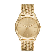 Michael Kors Slim Runway -kolmiviisarillinen kullanv rinen ruostumattomasta ter ksest valmistettu miesten rannekello (malli: MK8625)