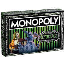 Monopoly Beetlejuice Brettspiel | Basierend auf dem Fantasyfilm Beetlejuice aus den 80ern | Offiziell lizenziertes Beetlejuice-Merchandise | Themenbez