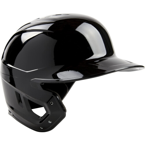 Rawlings | MACH Single Ear Batting Helmet | Left Hand Batter | Large | Black