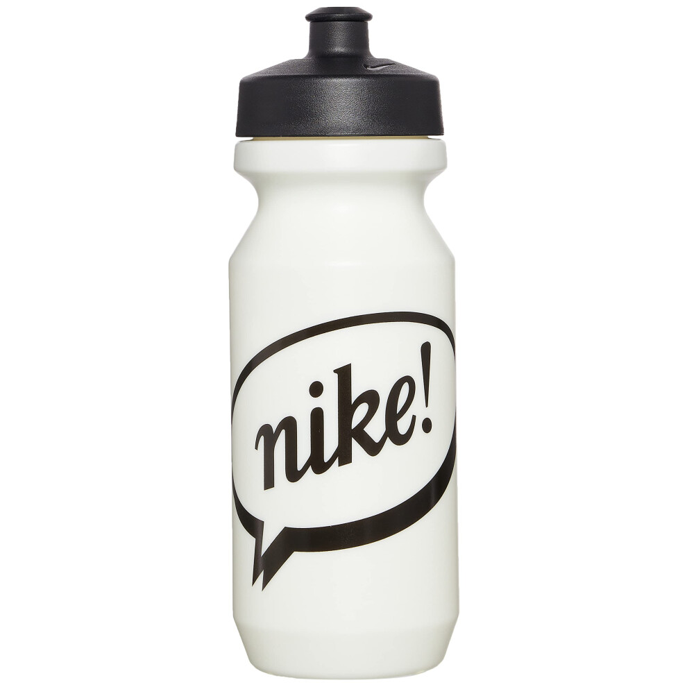 Nike 2.0 HY6004 Water Bottle  White/Black  22oz Big Mouth Bottle