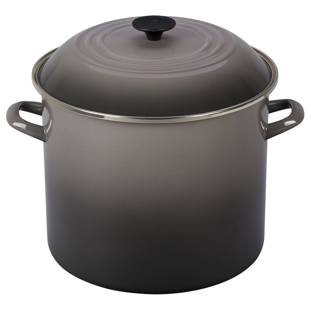 Le Creuset Enamel On Steel Stockpot  16 qt.  Oyster