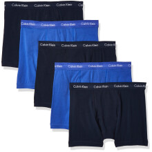 Calvin Klein Boxer Briefs de Algodón Stretch para Hombre, 3 Sombra Azul, 2 Cobalto, Mediano