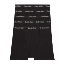 Calvin Klein Bóxer de Algodón Stretch para Hombre, Pack de 5, 5 Negros, Grande