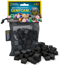 NATIONAL GEOGRAPHIC Rock Tumbling Media - GemFoam Schiuma lucidante per rocce riutilizzabile da utilizzare dopo i cicli di burattatura delle rocc
