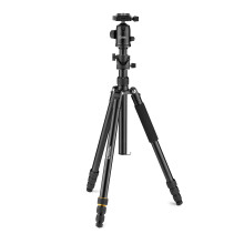 National Geographic Travel Photo Tripod Kit with Monopod 90? Column Aluminium 4-Sections Twist Locks Load up 8 kg Carrying Bag Ball Head Quick
