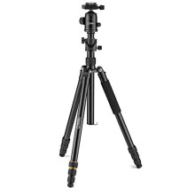 NATIONAL GEOGRAPHIC Travel Tripod Kit, 90 Column, 4 Sections, Lightweight Aluminium, Compatible with DSLR