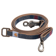 Trela Carhartt para Cães em Nylon Durável, Costura Refletiva para Visibilidade, Listras de Cobertor, Tamanho Único
