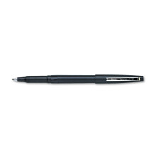 Pentel R100A Rolling Writer Stick Roller Ball Pen 8mm Black Barrel/Ink Dozen