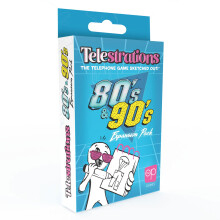 Telestrations 80s/90s Expansionspaket | Innehåller 600 Fantastiska Ord, Fraser och Referenser