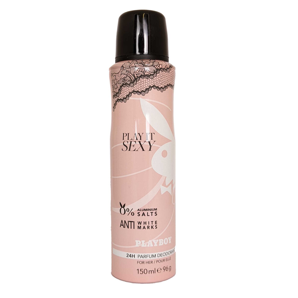 Playboy Play It Sexy 5 Oz Deodorant Body Spray For Women