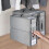 4-Pack Bed Sheet Organizers with Handles & Windows Foldable Grey 6