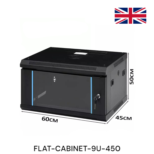 NETWORK DATA CABINET WALL MOUNT FLAT PACK RACK ENCLOSURE 2