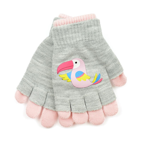 A2Z Kids 2 Pack Winter Bird Gloves Age 5-13 2