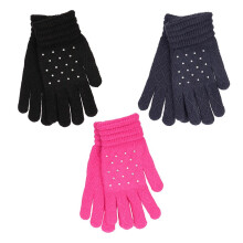 A2Z Ladies 3 Pack Sparkle Winter Glove