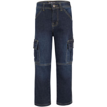(11-12 Years, Dark Blue) A2Z Kids Boys Cargo Denim Jeans 5-13 Years