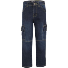 (5-6 Years, Dark Blue) A2Z Kids Boys Cargo Denim Jeans 5-13 Years