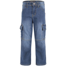 (5-6 Years, Mid Blue) A2Z Kids Boys Cargo Denim Jeans 5-13 Years