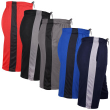 (5-6 Years, Set 3) A2Z Kids Boys 5 Pack Athletic Mesh Sports Shorts