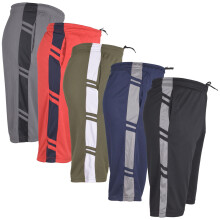 (7-8 Years, Set 4) A2Z Kids Boys 5 Pack Athletic Mesh Sports Shorts
