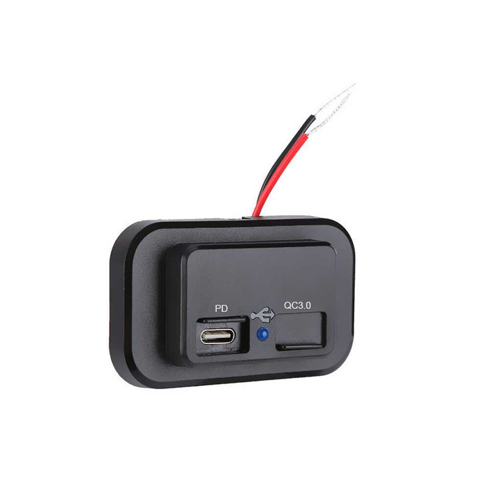 18W Qc3.0 Fast Charge Pd Car Rv Boat Charger 766262138225