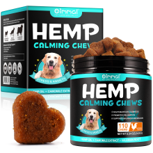 110 Calming Hemp Dog Chews, Anxiety & Stress Relief Treats, Chicken
