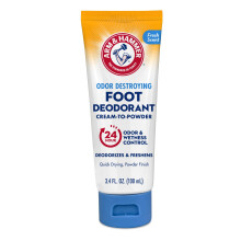 Desodorizante para Pés Arm & Hammer Creme para Pó, Proteção 24 Horas contra Odor e Humidade