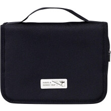 (Black) Travel Size Toiletries Bag - Travel Cosmetic Bag with Hook | Packing Organizers for Toiletries, Cosmetic Container, Travel Organizer for Women Men