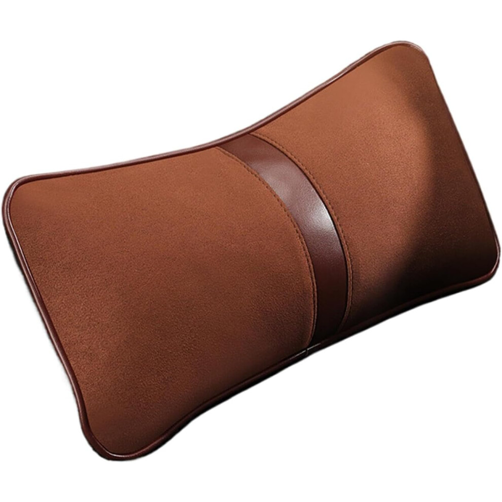 (A, Coffee) Car Pillow for Neck - Vehicle Neck Support Back Travel Pillow | Travel Car Neck Pillow, Softness Vehicle Back Pillow for Auto, Rvs, Suvs, Trucks