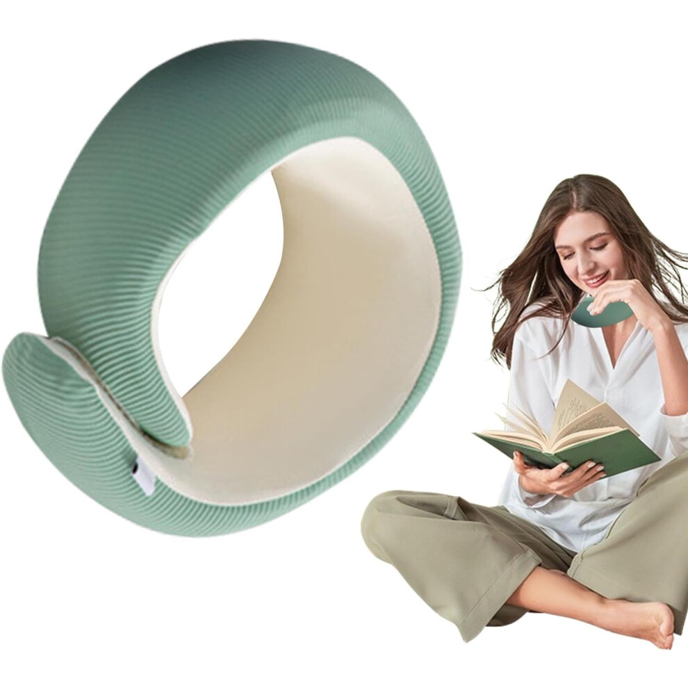 (L, Green) Airplane Travel Pillow | Foam Travel Neck Pillow,Travel Neck Pillow U-Shaped Pillow Soft Airplane Neck Pillow For Planes,Car, Train, Light/Green