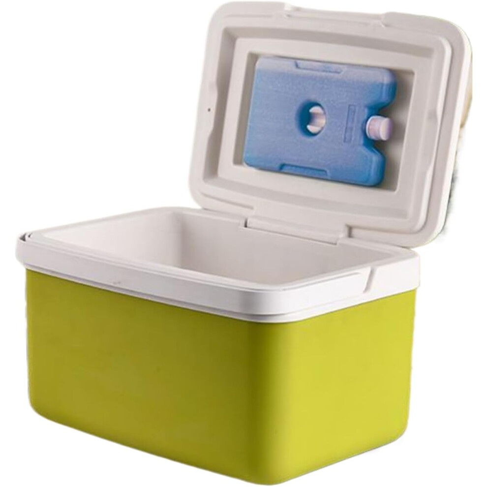 (6L) Camping Cooler Box,Leakproof Ice Cooler Box with Handle - Thermal Containers Leakproof Carrier For Drinks And Snacks Picnic Beach Travel Camping